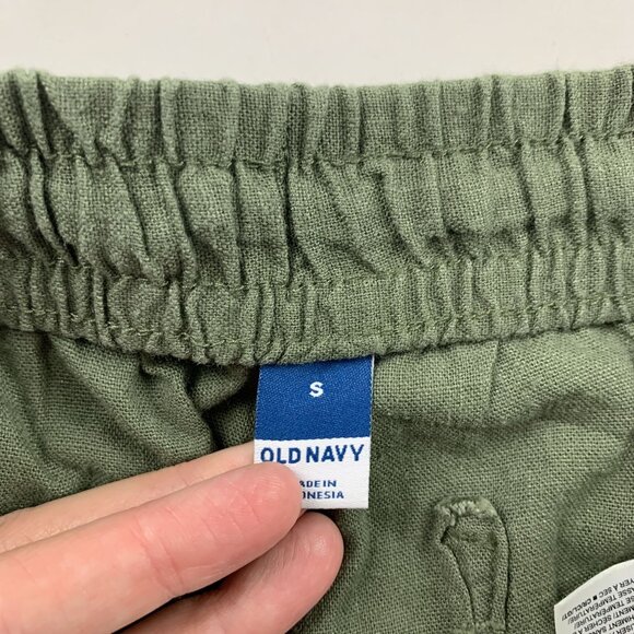 Old Navy Arugula Linen Blend Wide Leg Lounge Pant S - Picture 4 of 7